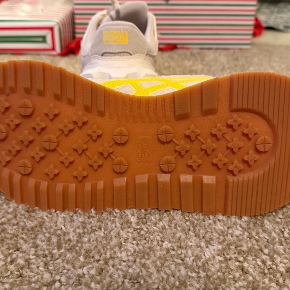 Onitsuka Tiger by Asics Yellow and Cream Sneakers - Picture 5 of 5